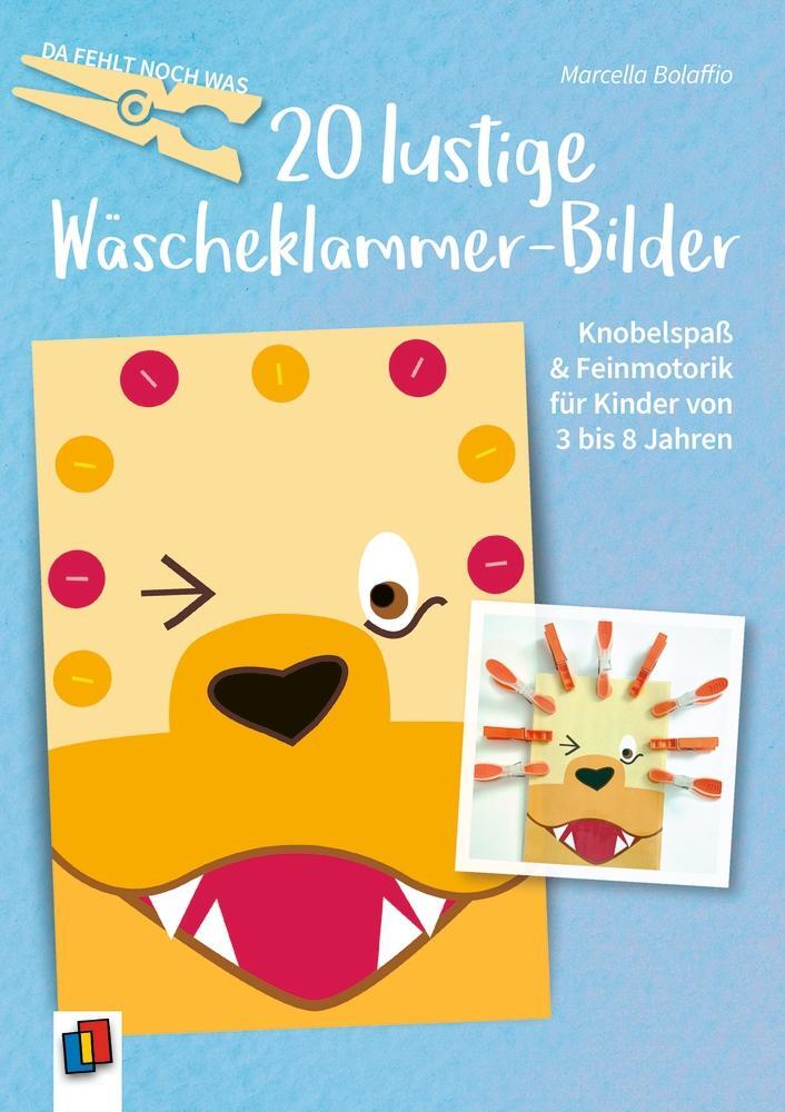 Cover: 9783834638304 | Da fehlt noch was! 20 lustige Wäscheklammer-Bilder | Marcella Bolaffio