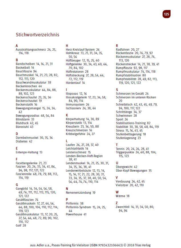 Bild: 9783432118512 | Psoas-Training für Vielsitzer | Kristin Adler (u. a.) | Taschenbuch