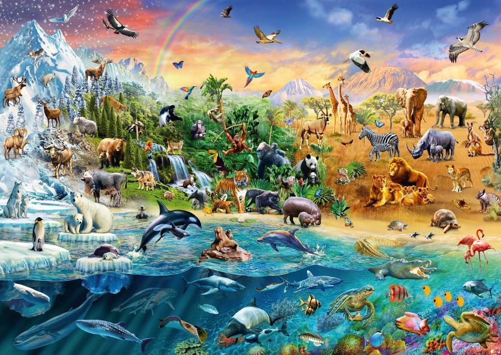 Bild: 4001504583248 | Die Welt der Tiere - Puzzle 1000 Teile | Spiel | 58324 | Deutsch