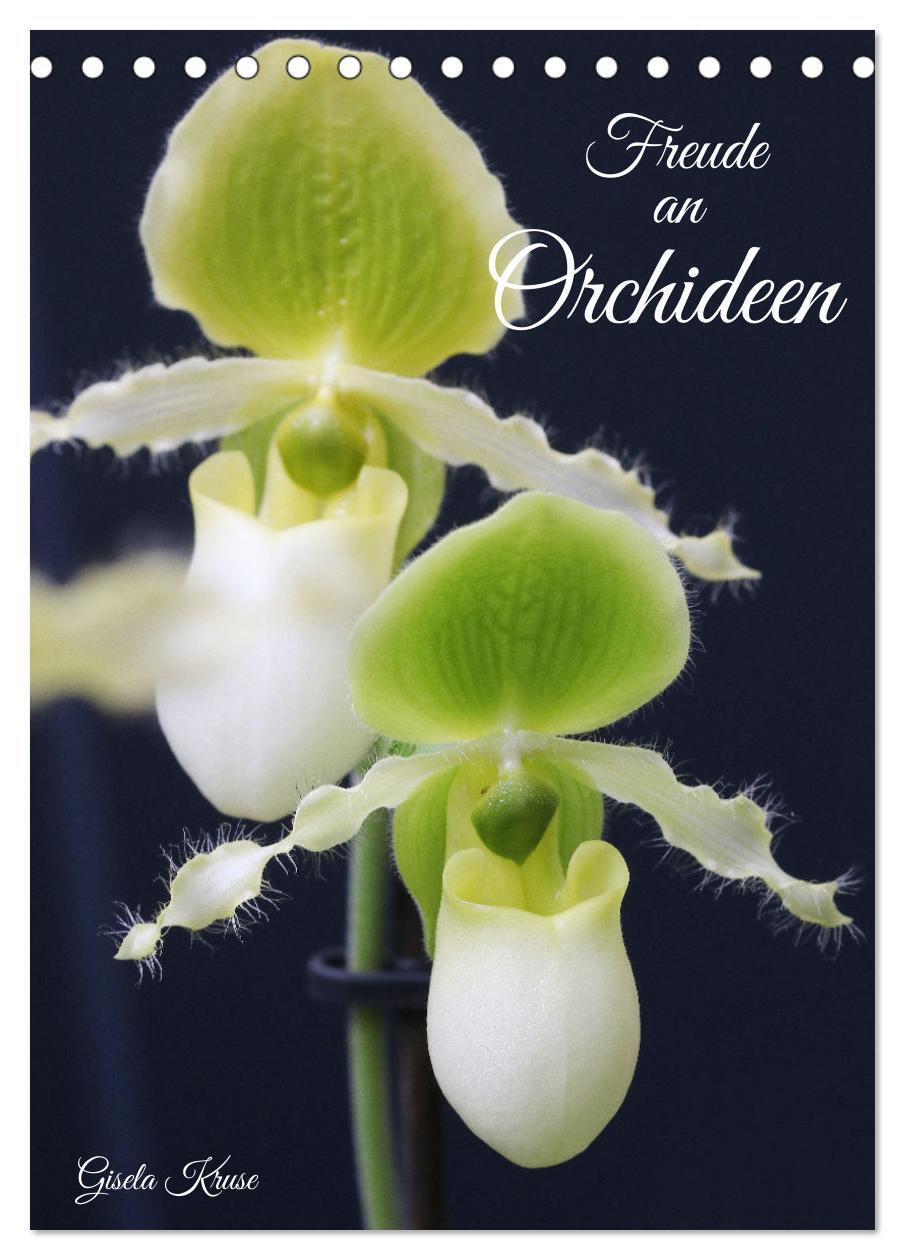 Cover: 9783435882557 | Freude an Orchideen (Tischkalender 2025 DIN A5 hoch), CALVENDO...