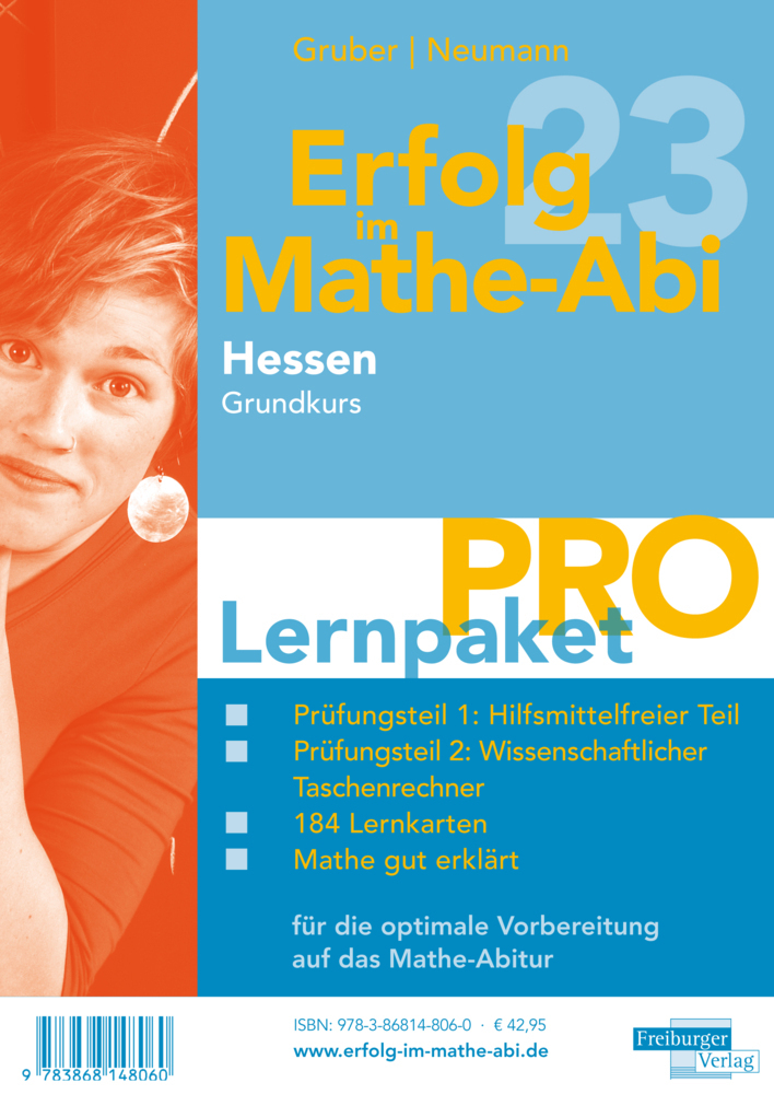 Cover: 9783868148060 | Erfolg im Mathe-Abi 2023 Hessen Lernpaket 'Pro' Grundkurs, 4 Teile