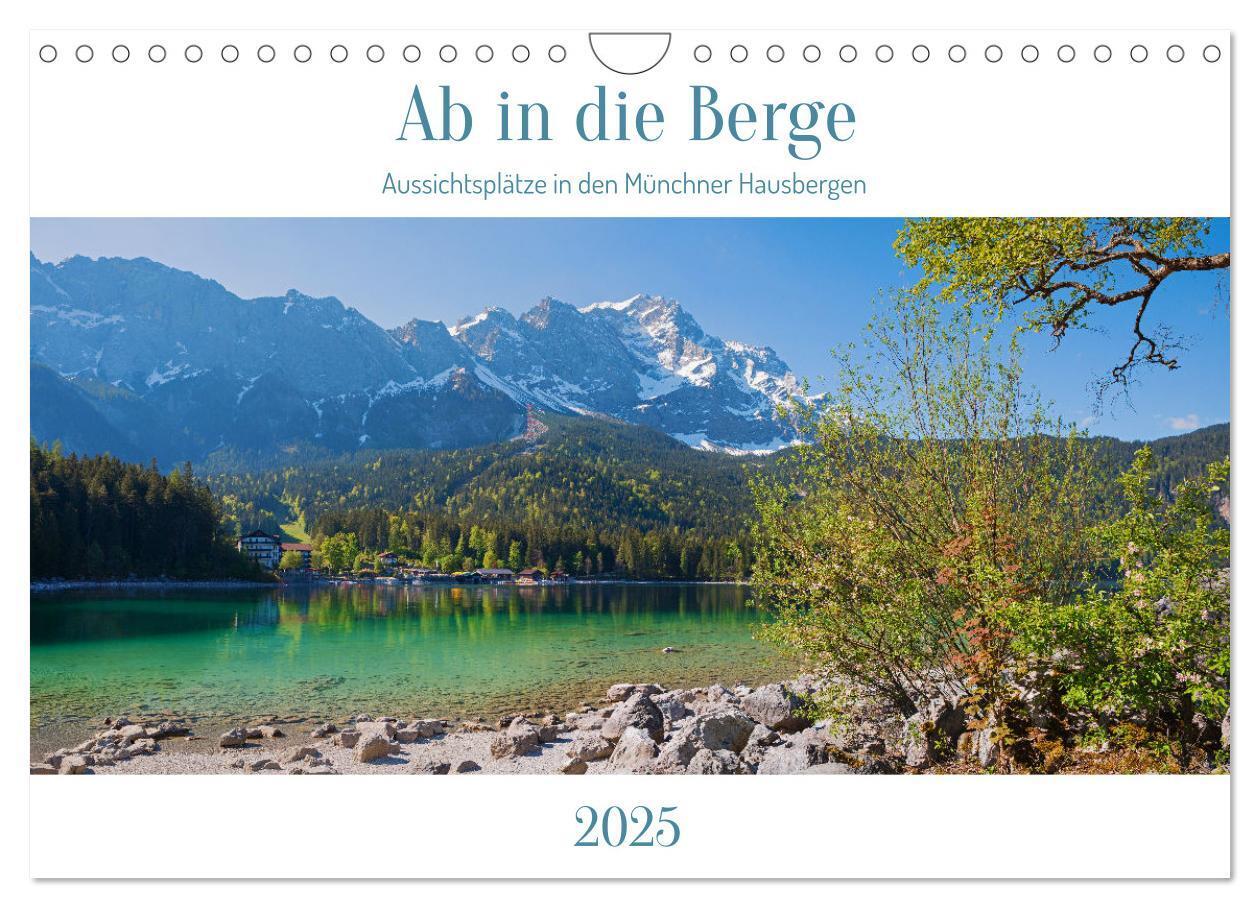 Cover: 9783435122318 | Ab in die Berge 2025 - Aussichtsplätze in den Münchner Hausbergen...