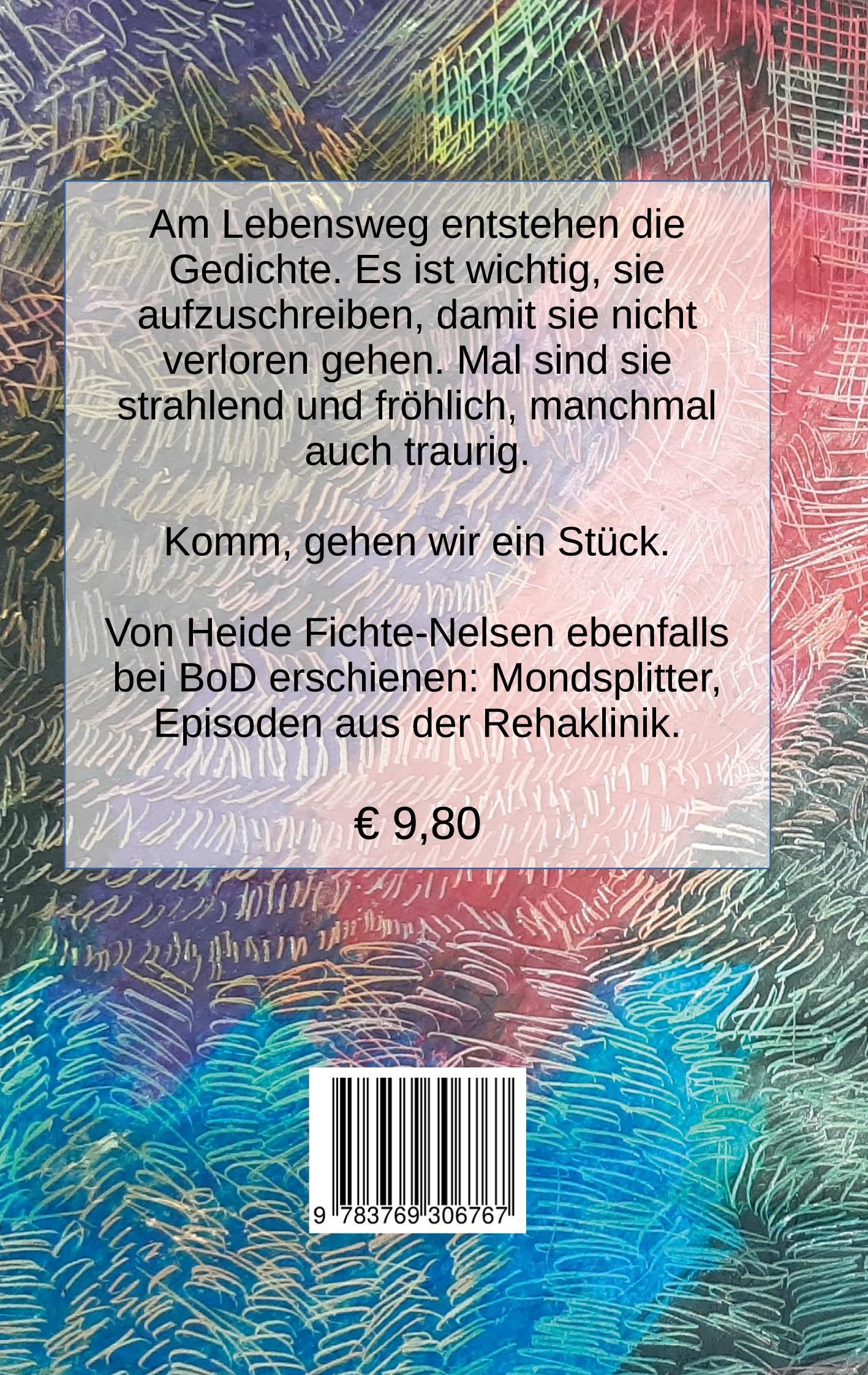 Rückseite: 9783769306767 | Falsche Farben | Gedichte am Lebensweg | Heide Fichte-Nelsen | Buch