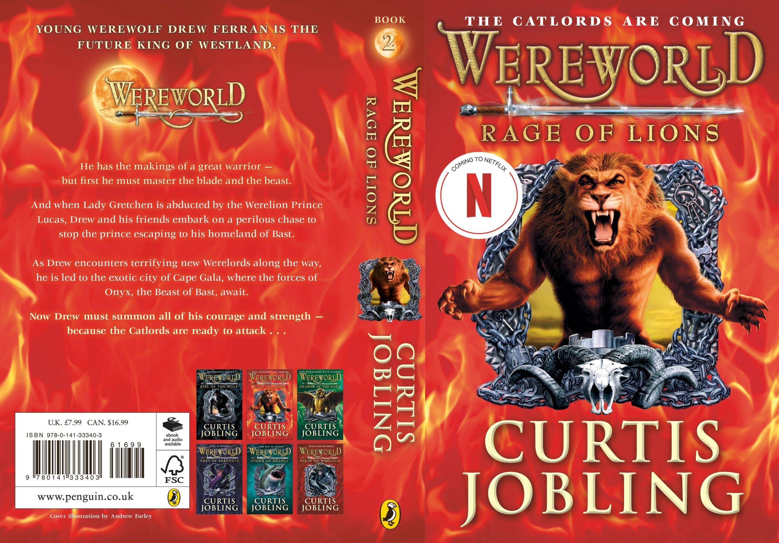 Rückseite: 9780141333403 | Wereworld: Rage of Lions (Book 2) | Curtis Jobling | Taschenbuch