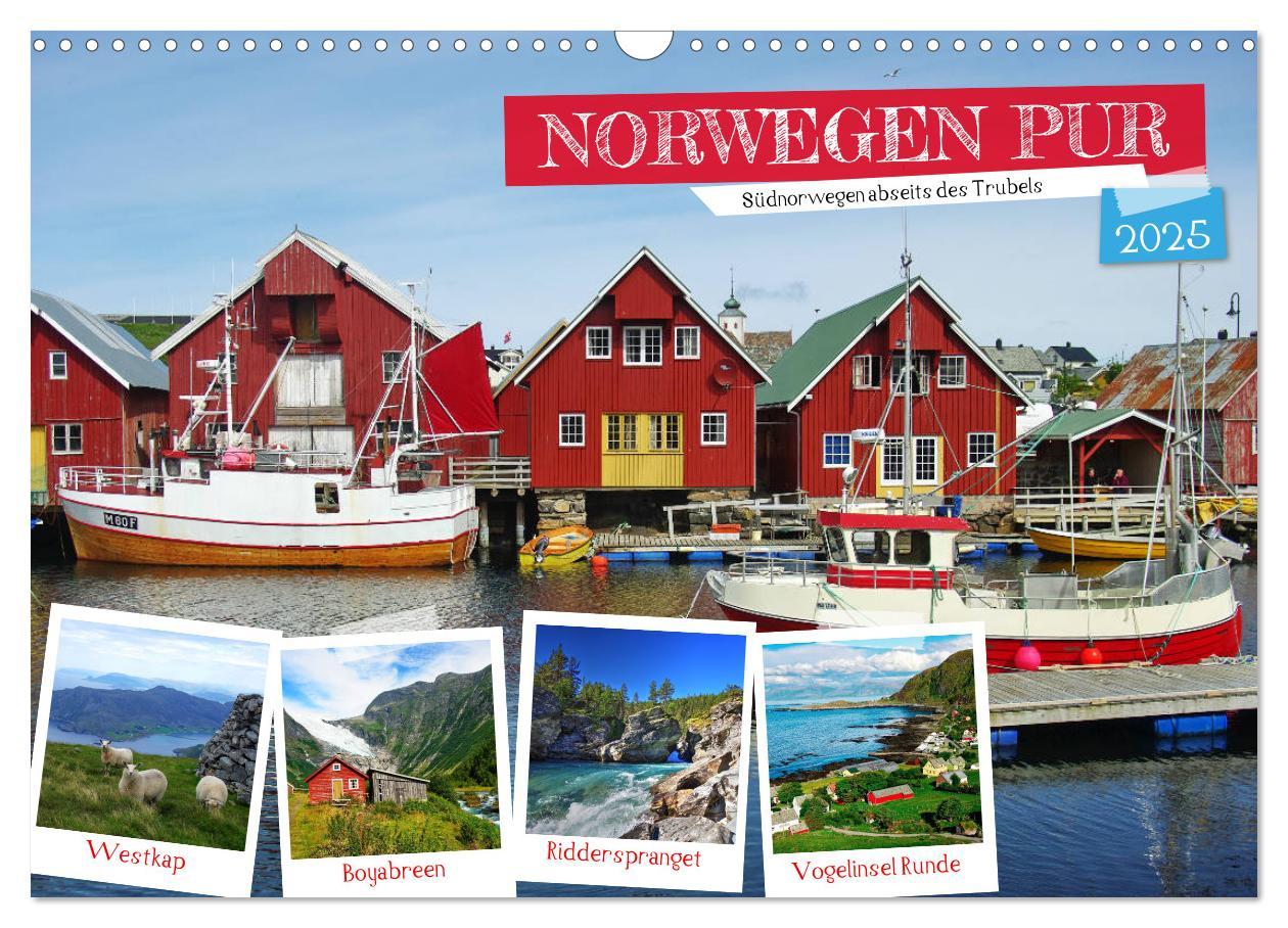 Cover: 9783435470839 | Norwegen PUR (Wandkalender 2025 DIN A3 quer), CALVENDO Monatskalender