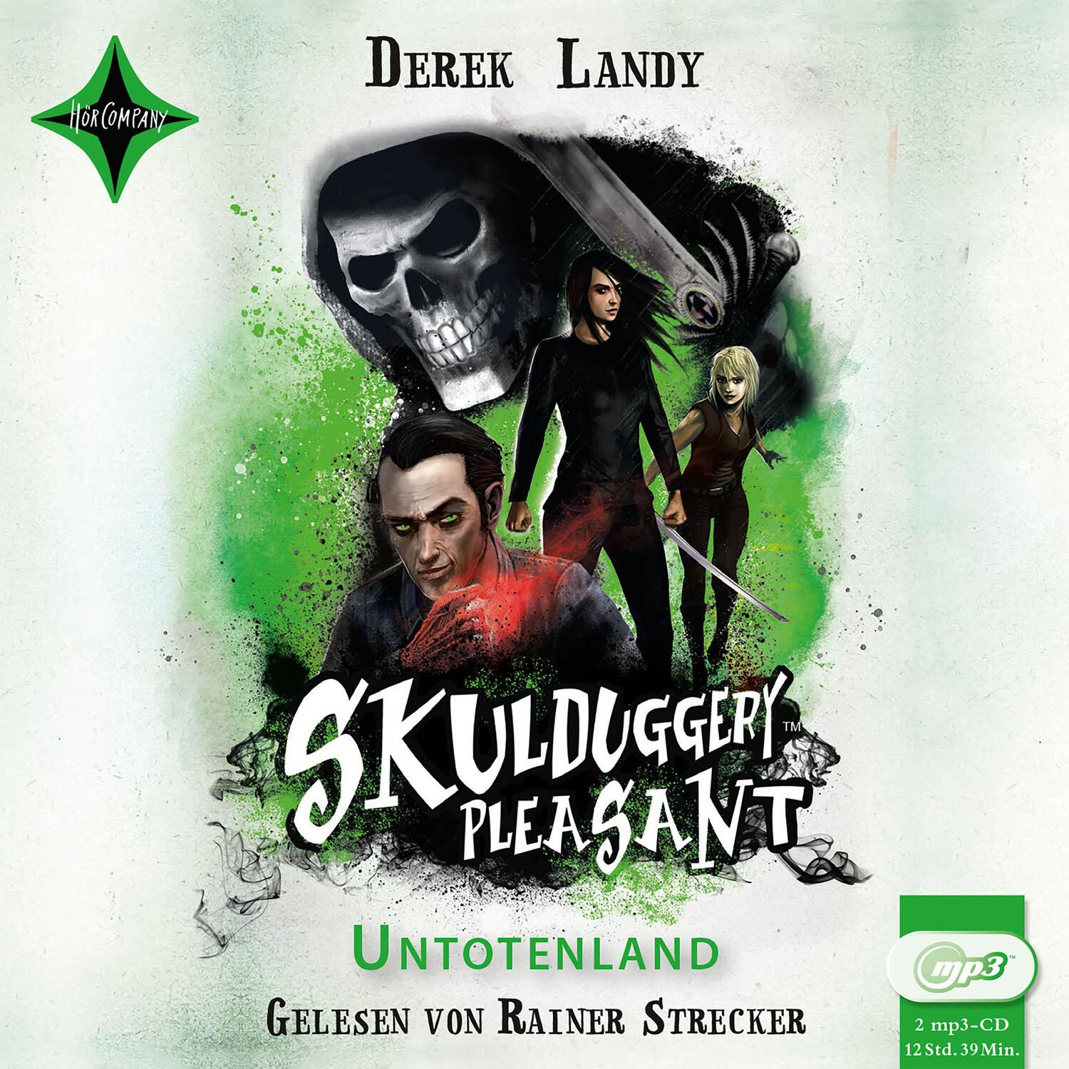 Cover: 9783966320252 | Skulduggery Pleasant 13 - Untotenland | gelesen von Rainer Strecker