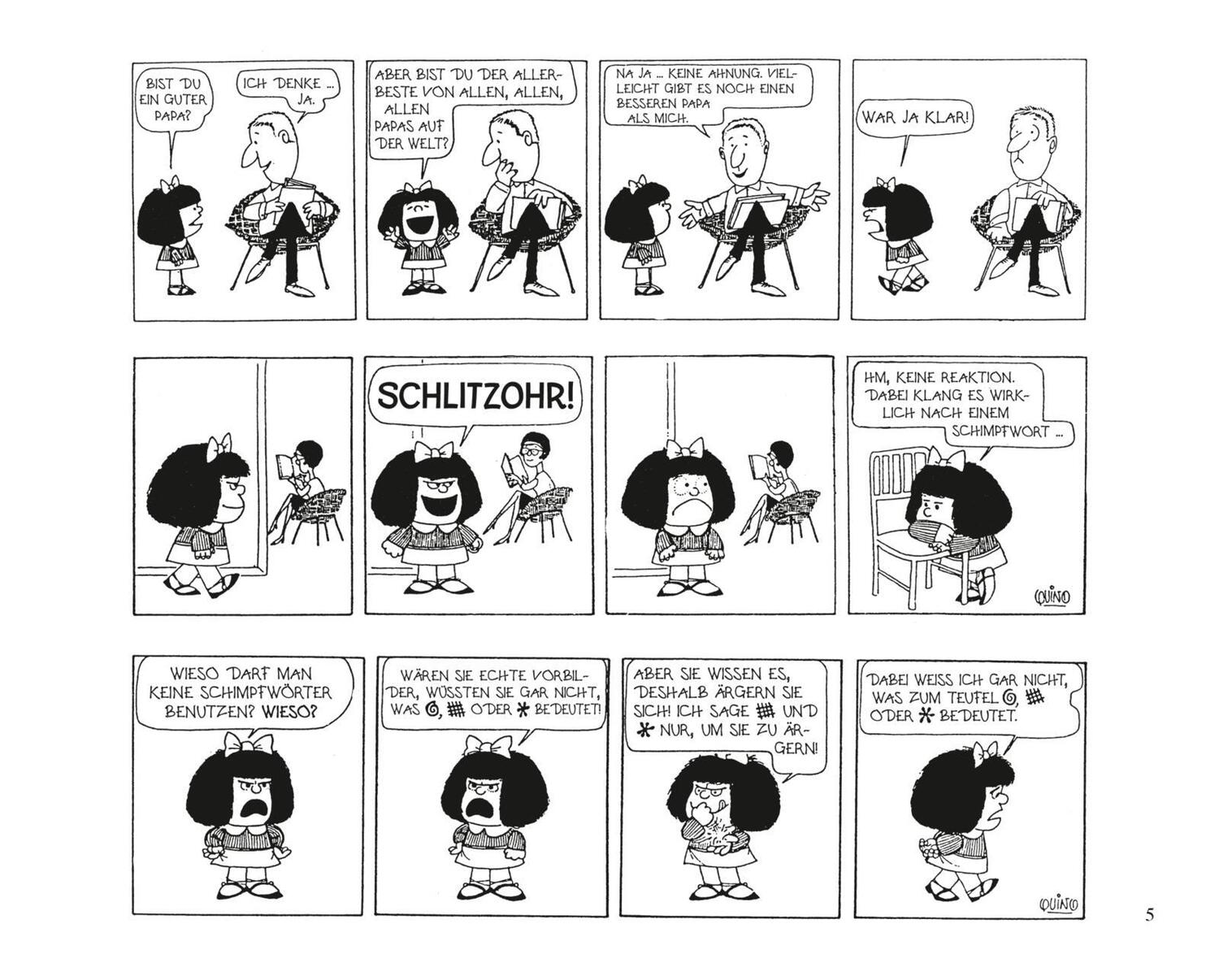 Bild: 9783551793164 | 60 Jahre Mafalda | Eine Auswahl der besten Comicstrips | Quino | Buch