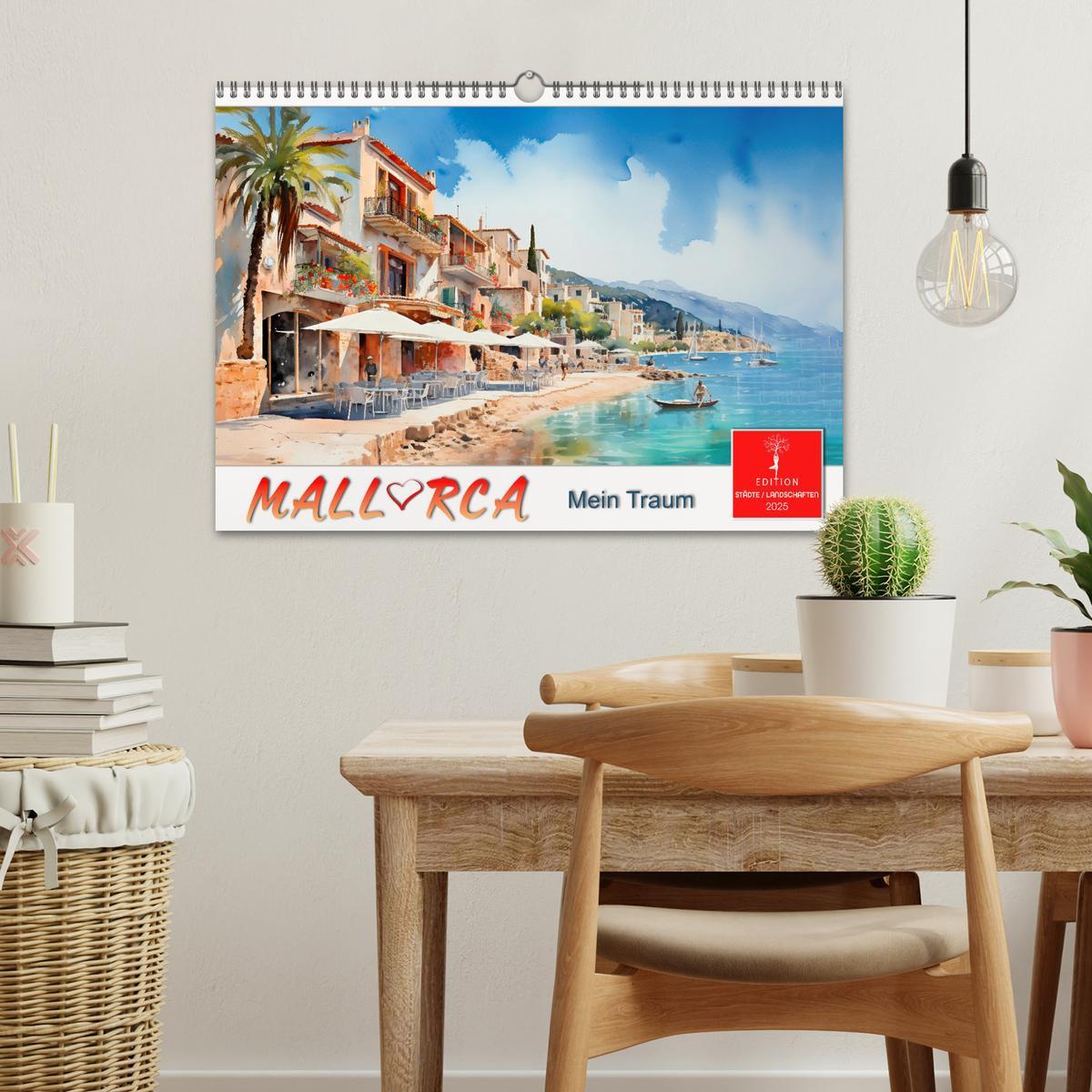 Bild: 9783457199152 | Mallorca mein Traum (Wandkalender 2025 DIN A3 quer), CALVENDO...