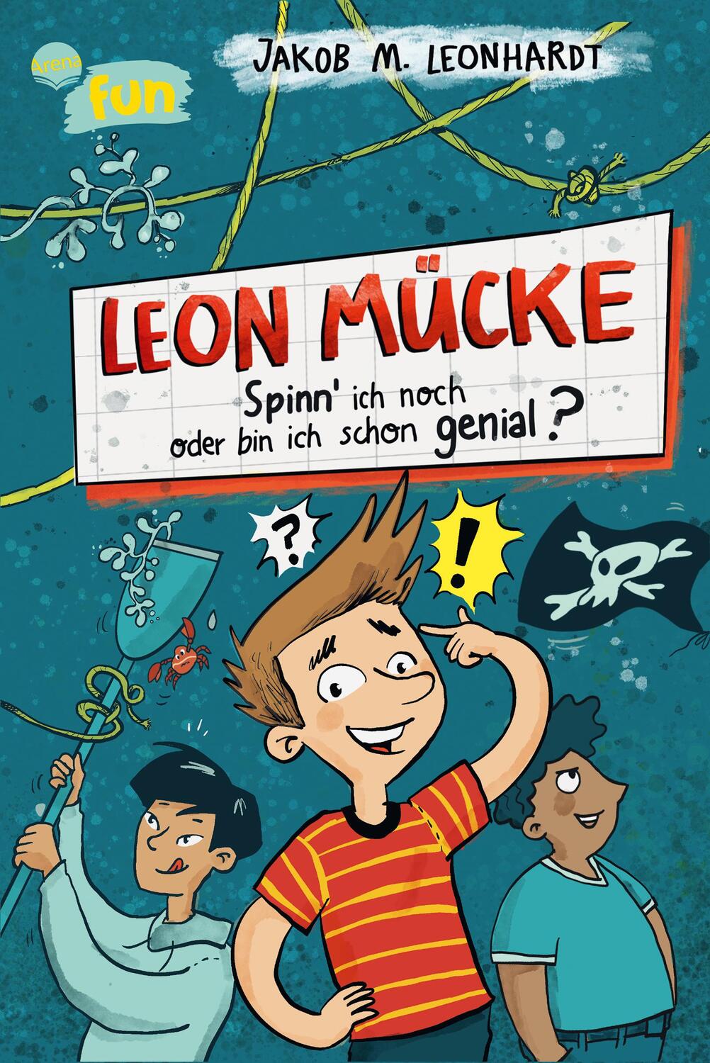 Cover: 9783401606996 | Leon Mücke (2). Spinn' ich noch oder bin ich schon genial? | Leonhardt