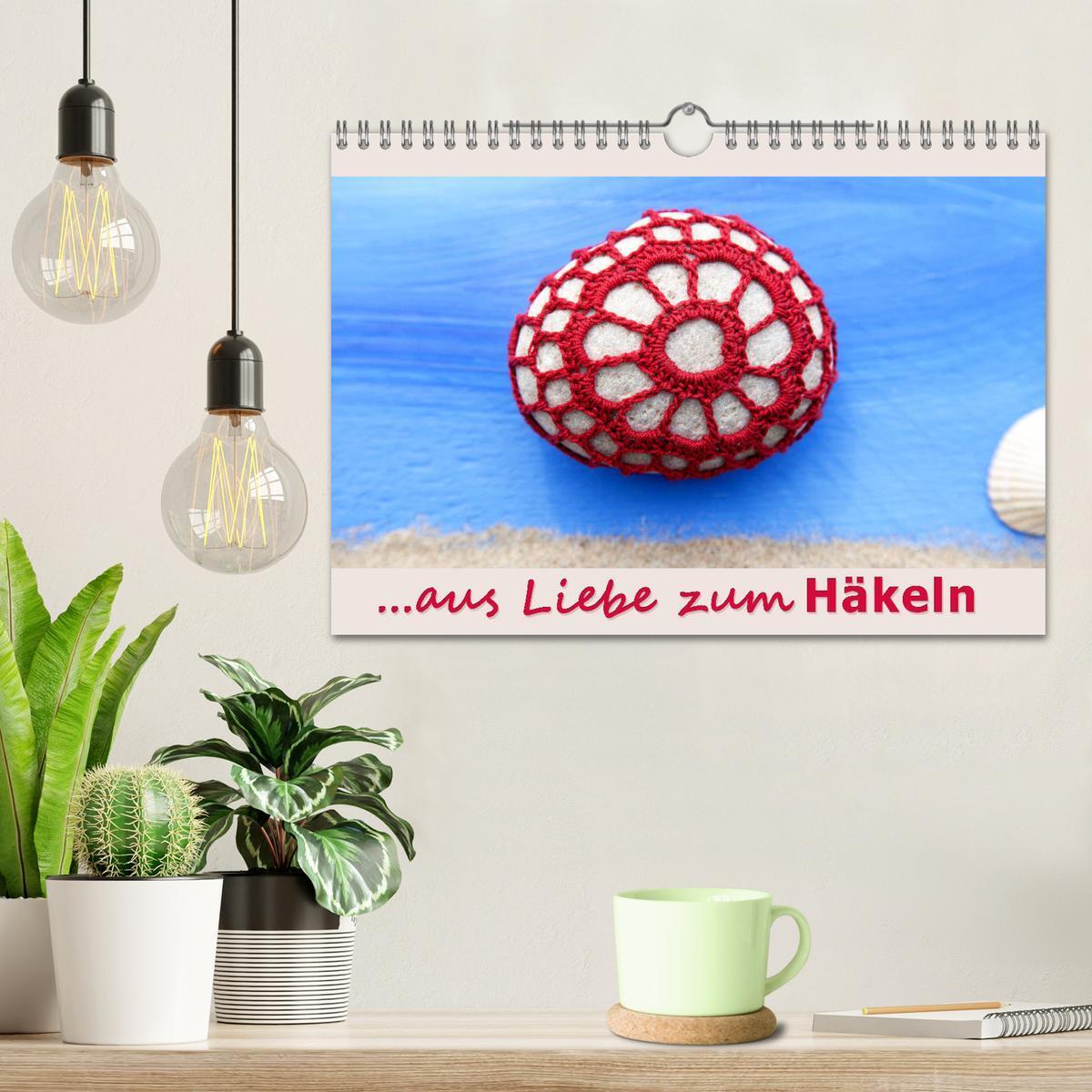 Bild: 9783435209910 | Aus Liebe zum Häkeln (Wandkalender 2025 DIN A4 quer), CALVENDO...