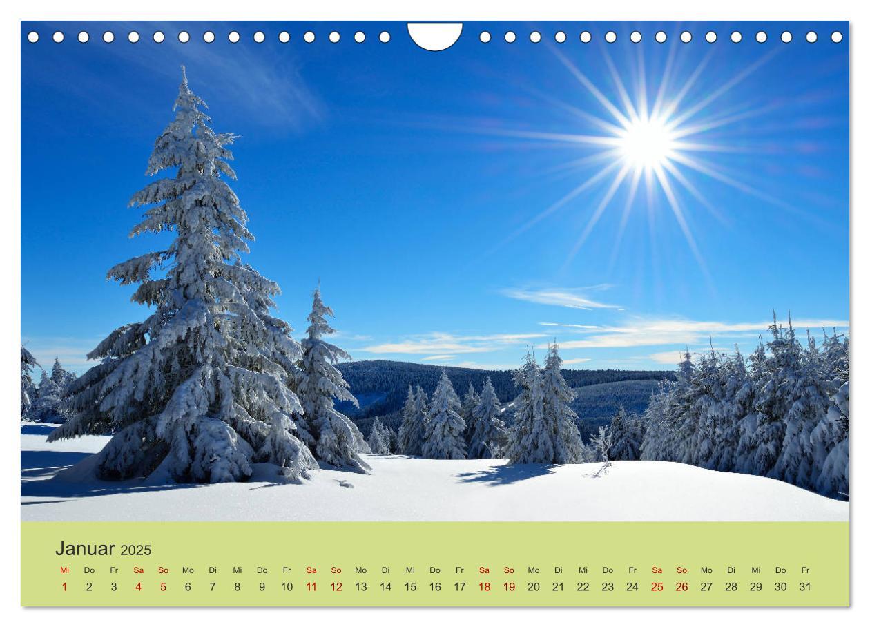 Bild: 9783435186877 | Das Erzgebirge Welterbe und Natur (Wandkalender 2025 DIN A4 quer),...