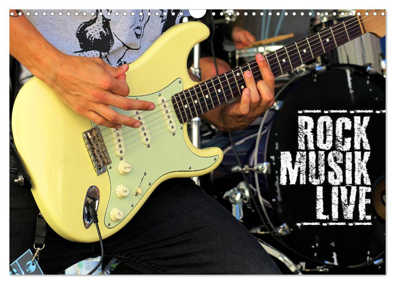 Cover: 9783435188673 | Rockmusik live (Wandkalender 2025 DIN A3 quer), CALVENDO...