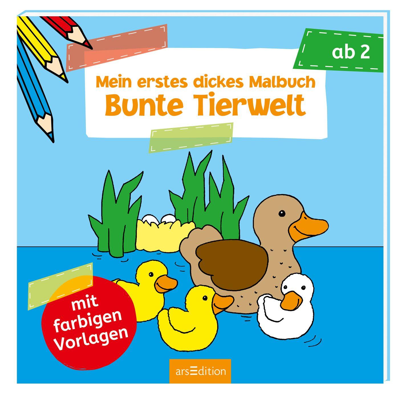 Cover: 9783845809434 | Mein erstes dickes Malbuch Bunte Tierwelt | Corina Beurenmeister