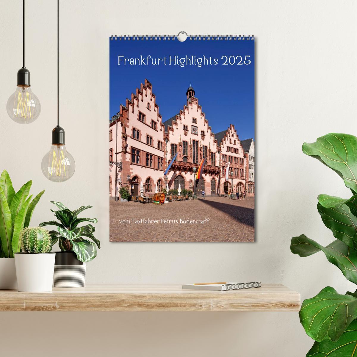 Bild: 9783457032695 | Frankfurt Highlights (Wandkalender 2025 DIN A3 hoch), CALVENDO...