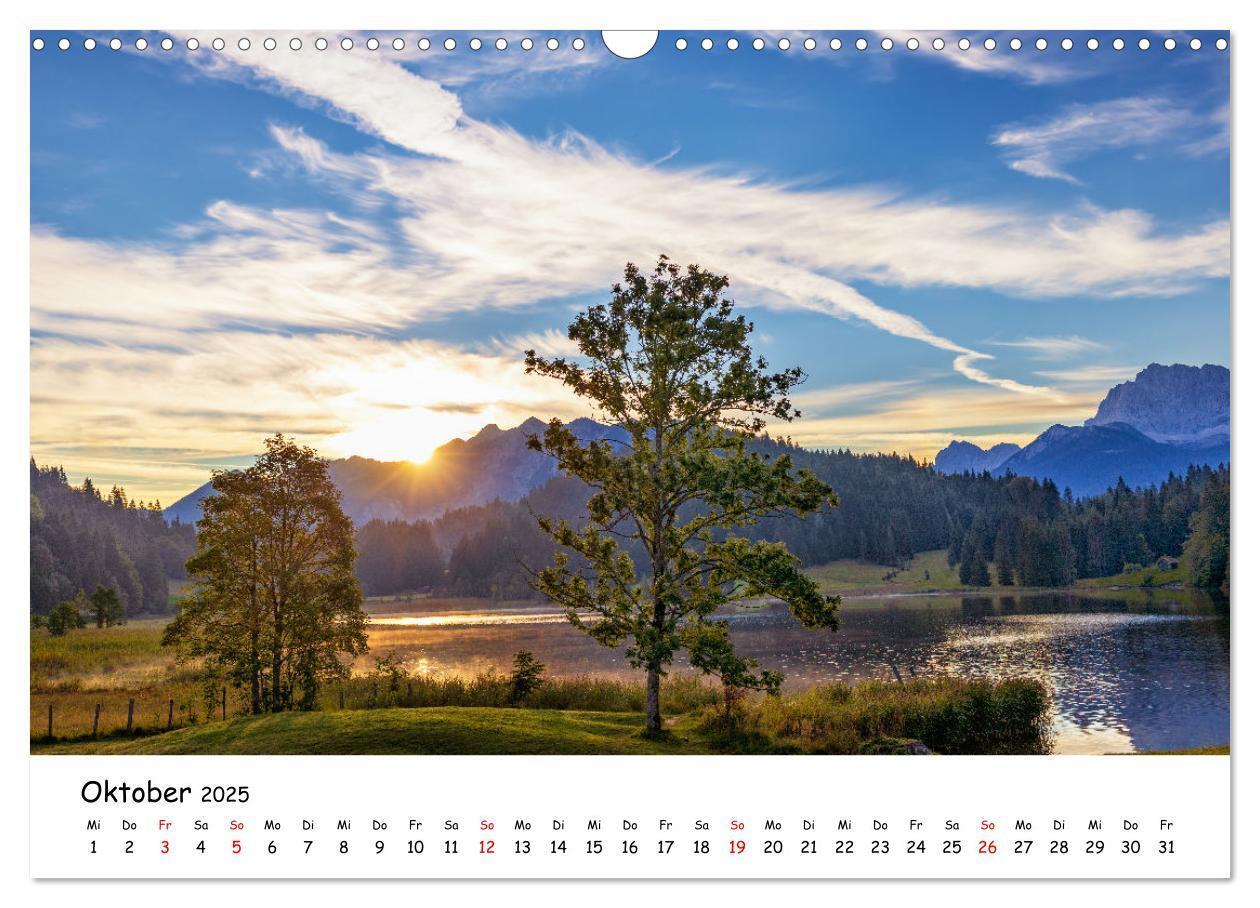 Bild: 9783435033584 | Malerische Seen im bayerischen Voralpenland (Wandkalender 2025 DIN...