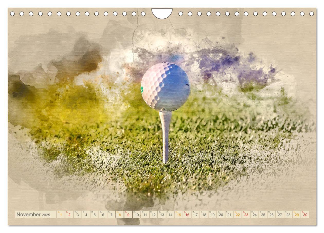 Bild: 9783435420568 | Ich liebe Golf (Wandkalender 2025 DIN A4 quer), CALVENDO...