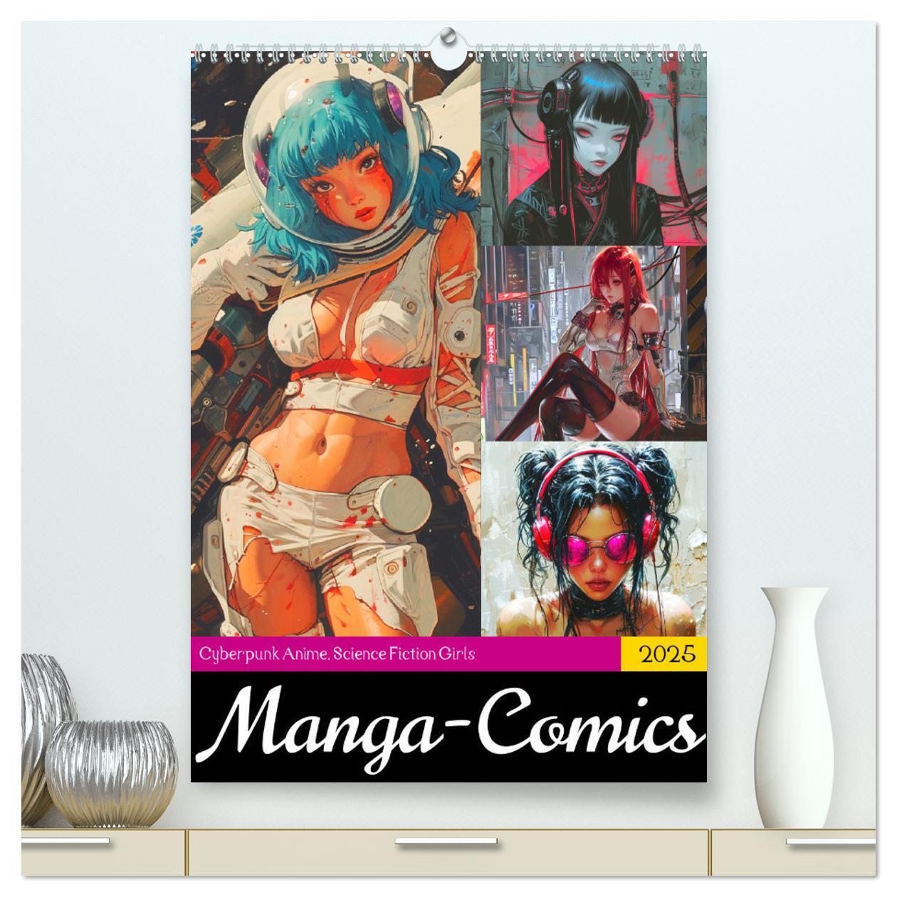 Cover: 9783383812965 | Manga-Comics. Cyberpunk Anime. Science Fiction Girls (hochwertiger...