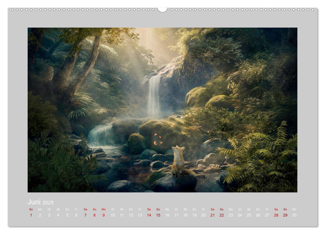 Bild: 9783383912801 | Wald der Märchen (Wandkalender 2025 DIN A2 quer), CALVENDO...