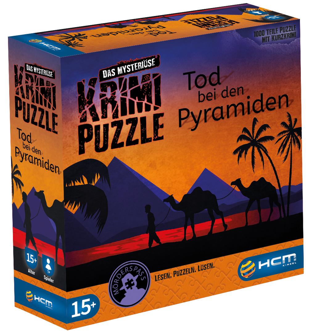 Cover: 4018928551760 | Tod bei den Pyramiden - Das mysteriöse Krimi Puzzle/1000 T | Spiel