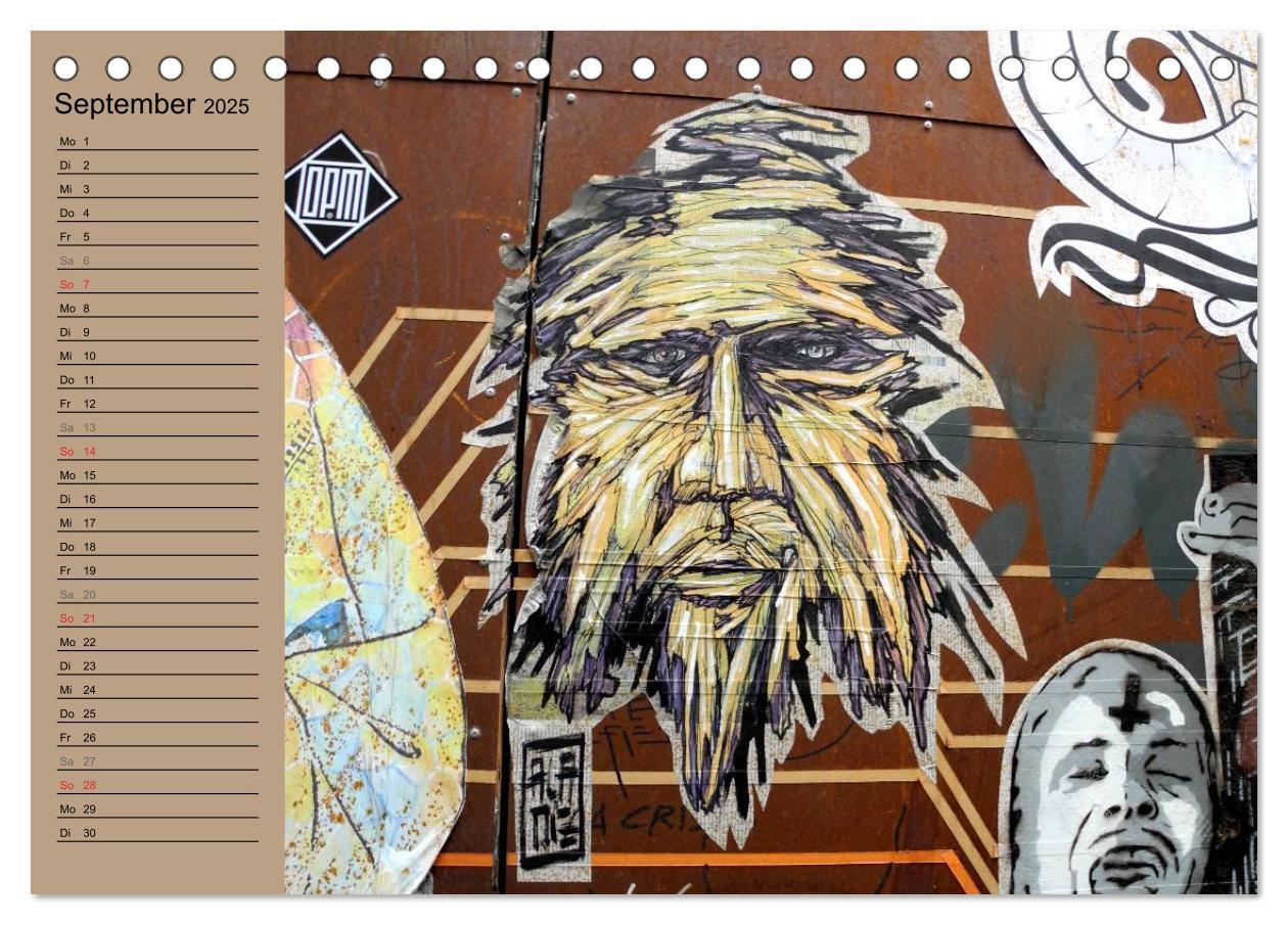 Bild: 9783435721252 | Street-Art Berlin (Tischkalender 2025 DIN A5 quer), CALVENDO...