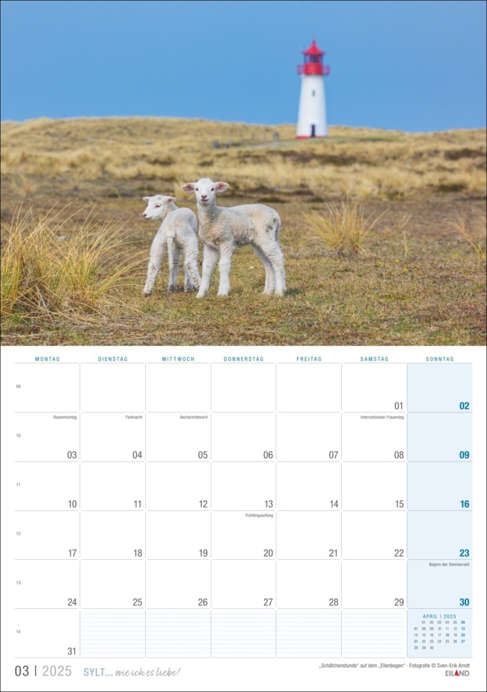 Bild: 9783964023438 | Sylt ... wie ich es liebe Kalender 2025 | Kalender | 13 S. | Deutsch