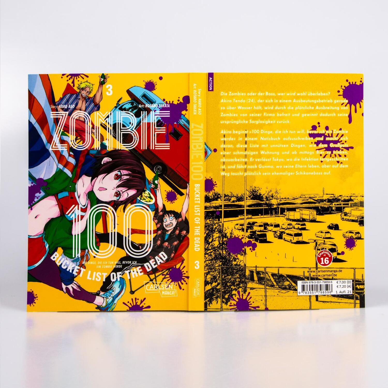 Bild: 9783551798596 | Zombie 100 - Bucket List of the Dead 3 | Kotaro Takata (u. a.) | Buch