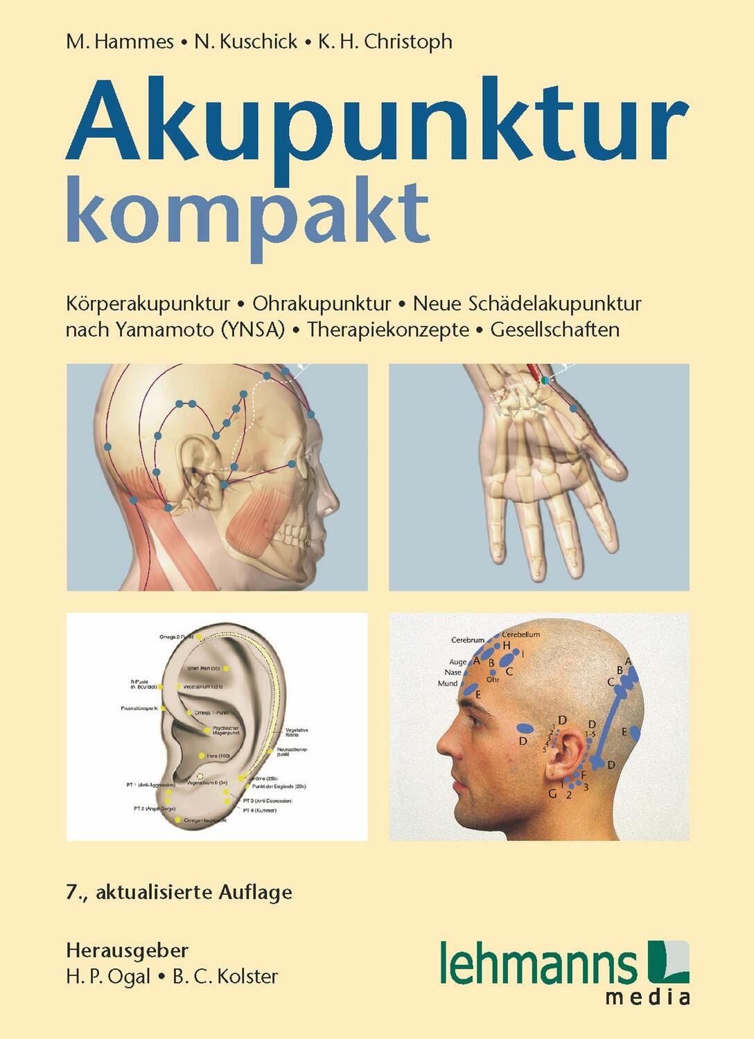 Cover: 9783965431041 | Akupunktur kompakt | Michael Hammes (u. a.) | Taschenbuch | 410 S.