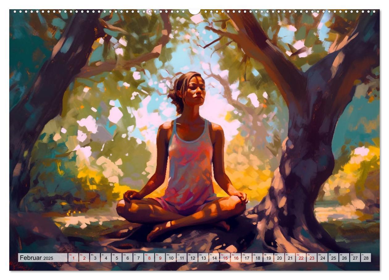 Bild: 9783383905506 | Yoga, die innere Balance (Wandkalender 2025 DIN A2 quer), CALVENDO...