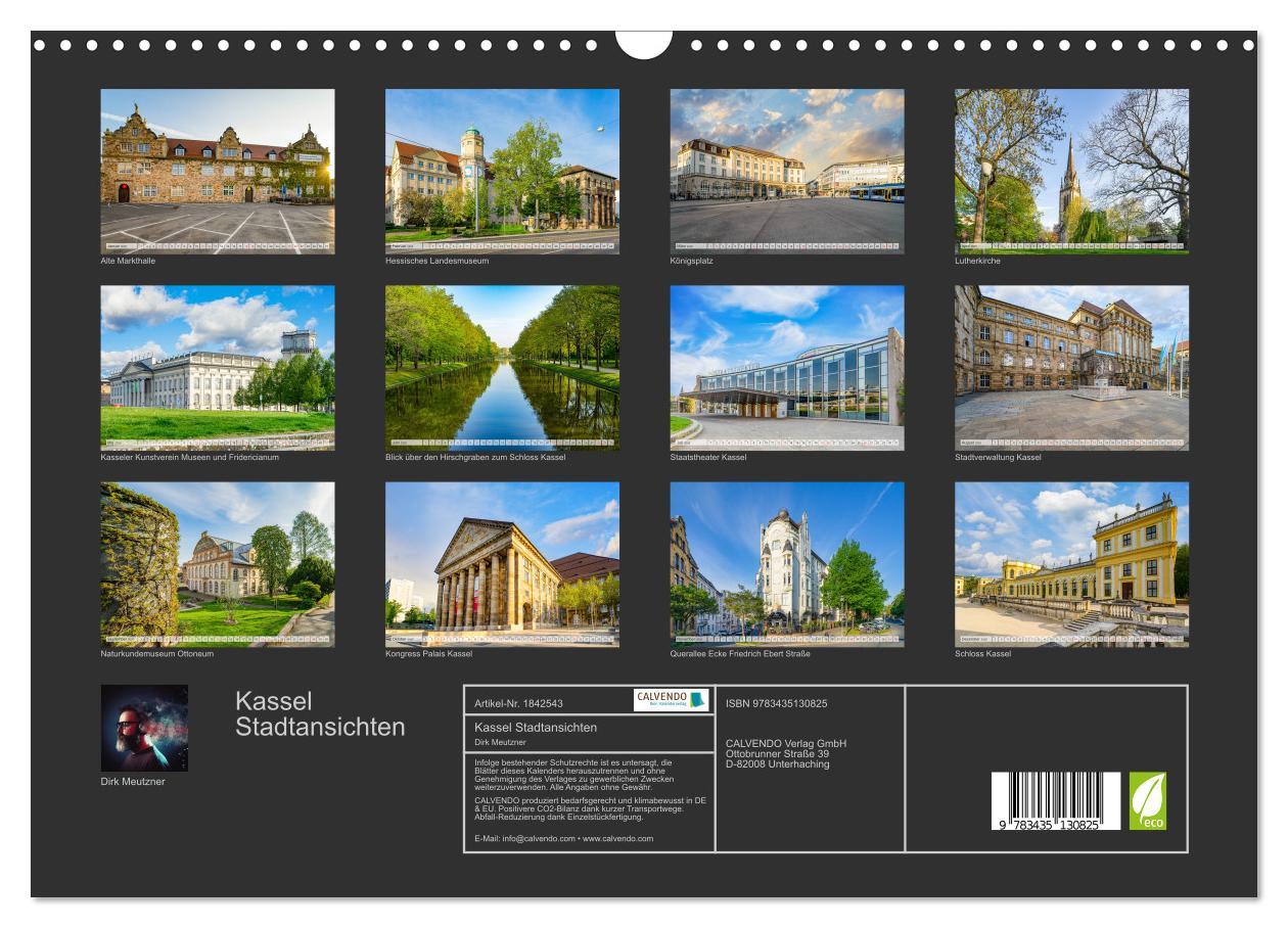 Bild: 9783435130825 | Kassel Stadtansichten (Wandkalender 2025 DIN A3 quer), CALVENDO...