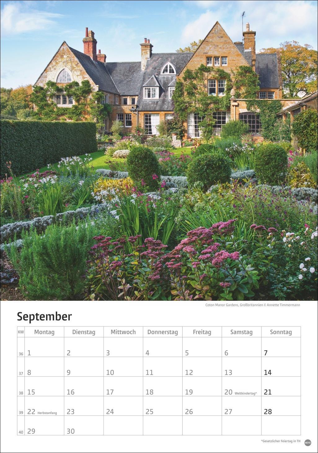 Bild: 9783756405572 | Gartenzauber Kalender 2025 | Heye | Kalender | Spiralbindung | 13 S.