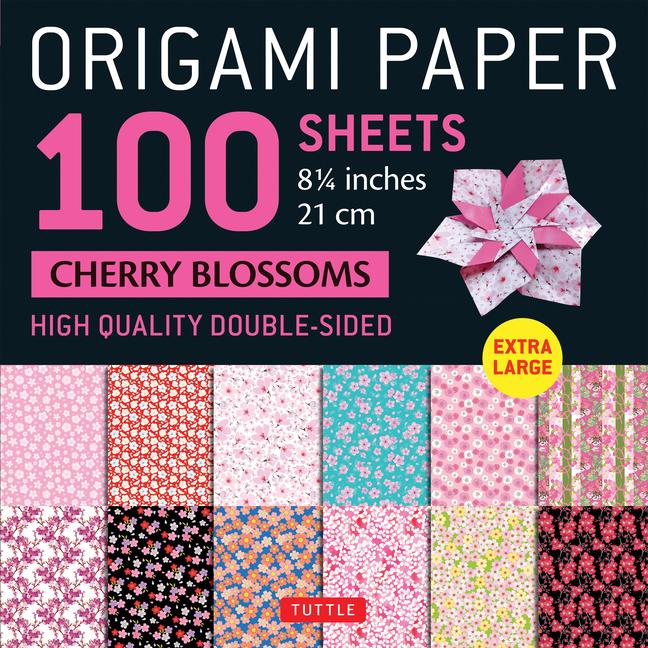 Cover: 9780804857390 | Origami Paper 100 Sheets Cherry Blossoms 8 1/4 (21 CM) | Tuttle Studio