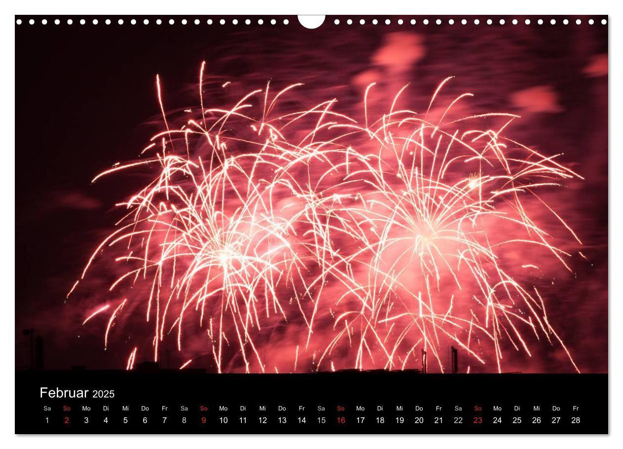 Bild: 9783435789665 | Feuerwerk (Wandkalender 2025 DIN A3 quer), CALVENDO Monatskalender