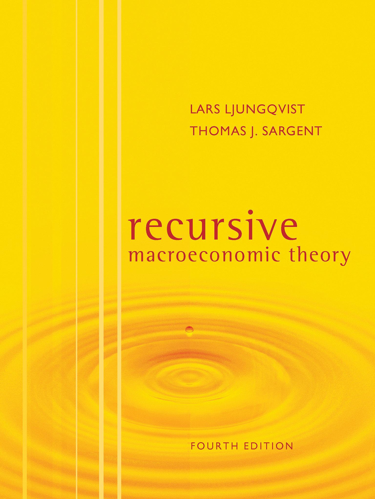 Cover: 9780262038669 | Recursive Macroeconomic Theory, fourth edition | Ljungqvist (u. a.)