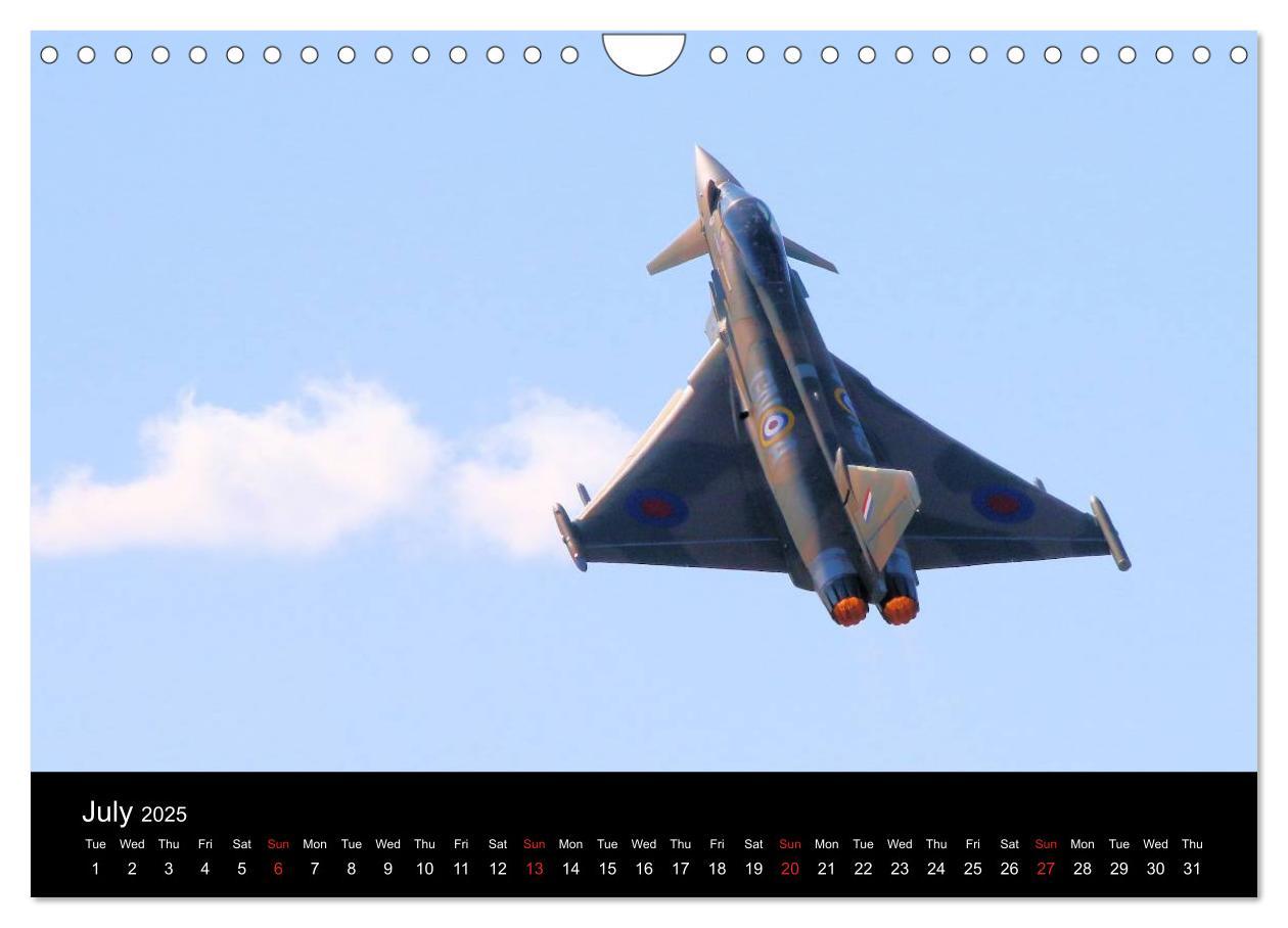 Bild: 9781325954308 | The Mighty Eurofighter Typhoon (Wall Calendar 2025 DIN A4...