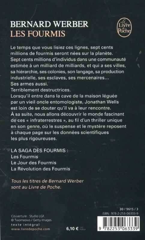 Rückseite: 9782253063339 | Les Fourmis | Bernard Werber | Taschenbuch | Französisch | 1998