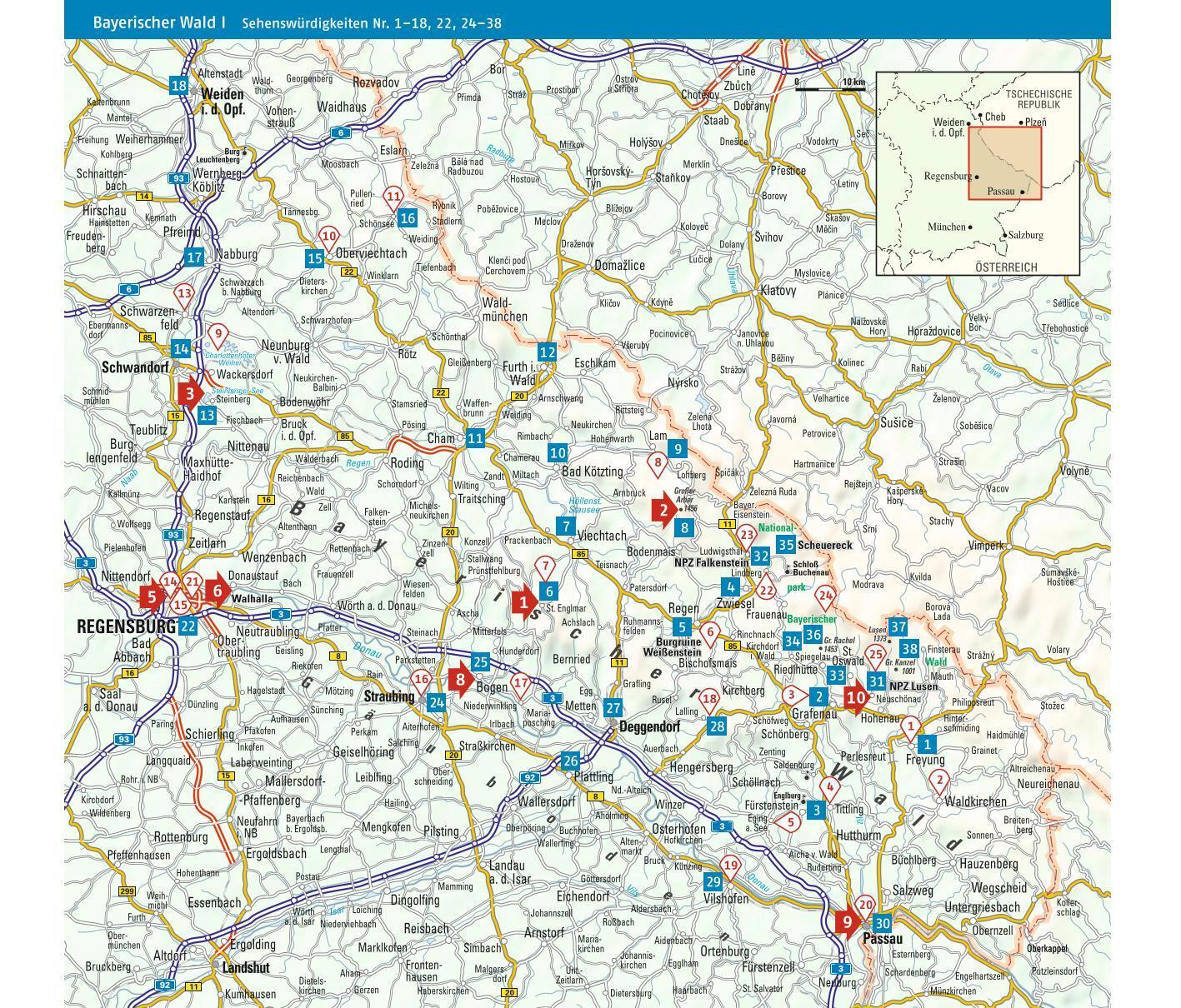 Bild: 9783956895081 | ADAC Reiseführer Bayerischer Wald | Georg Weindl | Taschenbuch | 2019