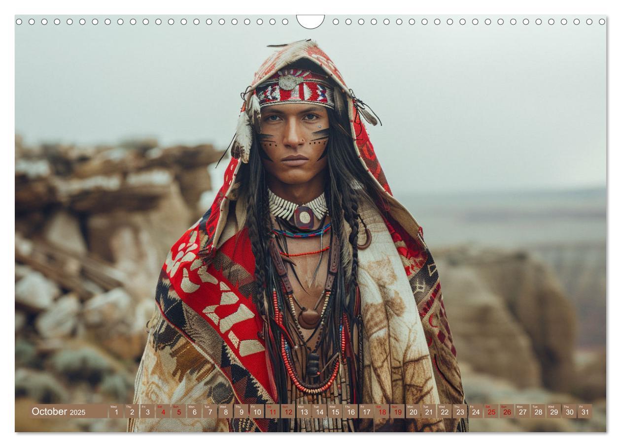 Bild: 9781325978021 | Native American Soul (Wall Calendar 2025 DIN A3 landscape),...