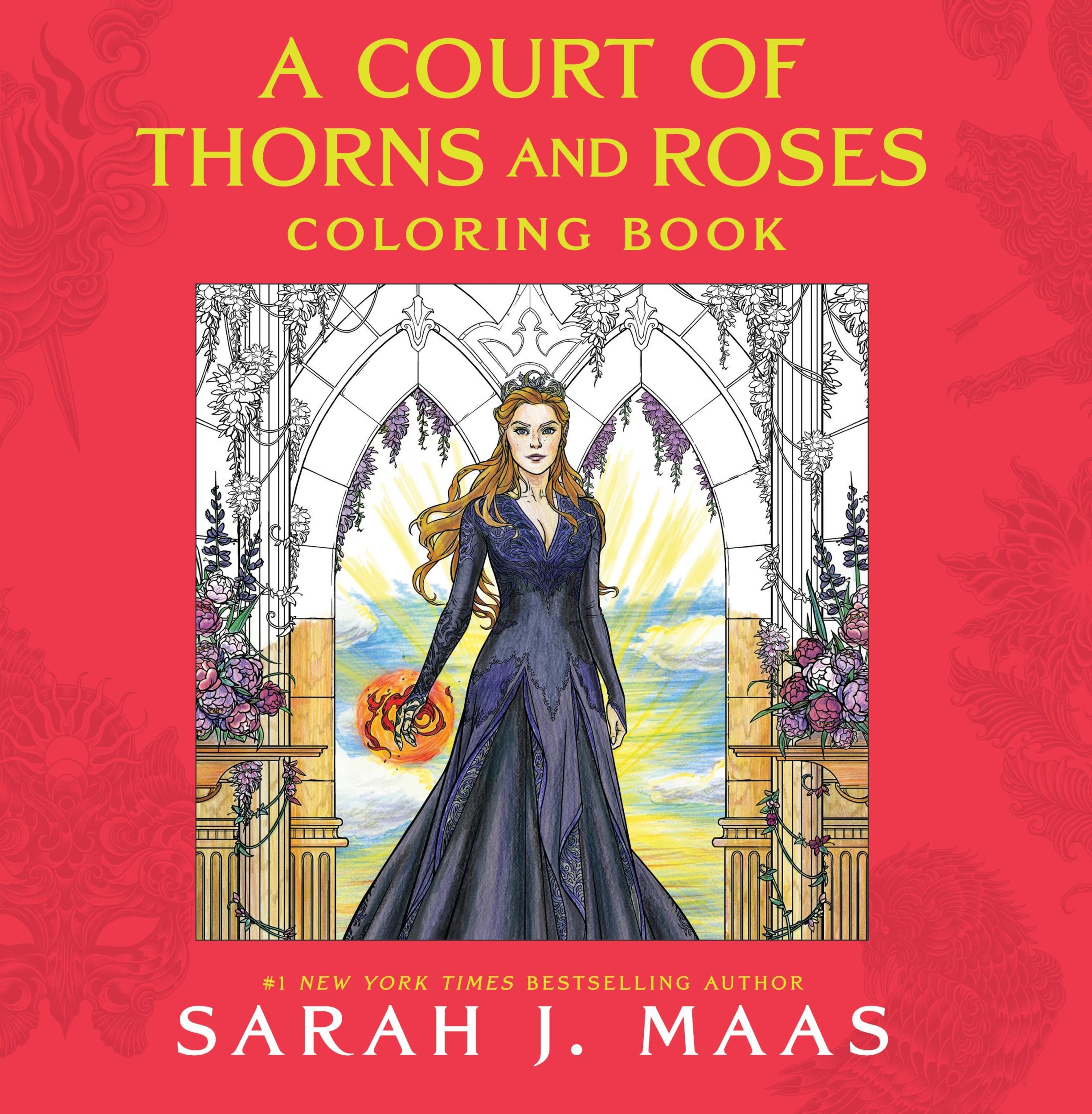 Cover: 9781681195766 | A Court of Thorns and Roses Coloring Book | Sarah J Maas | Taschenbuch