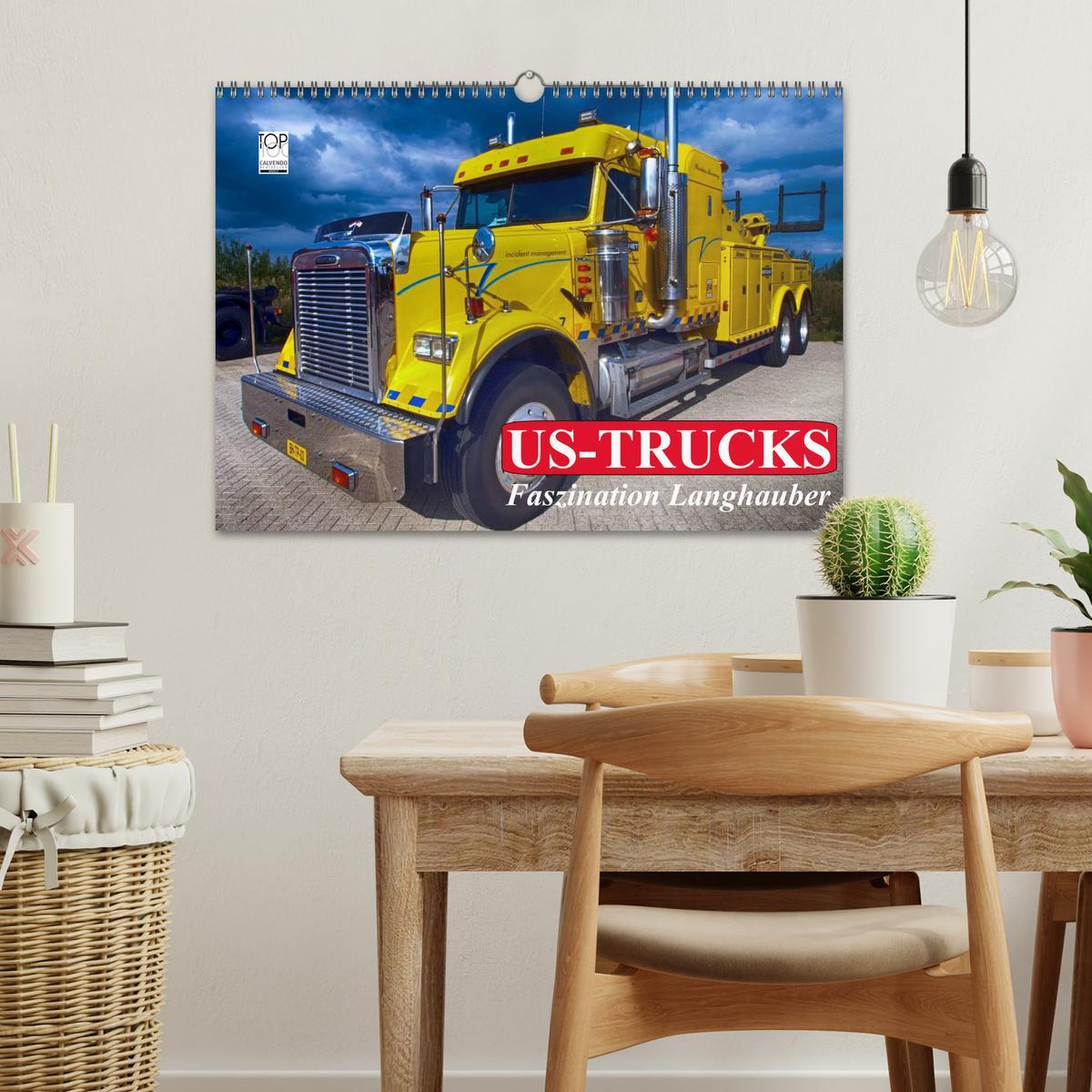 Bild: 9783435498642 | US-Trucks. Faszination Langhauber (Wandkalender 2025 DIN A3 quer),...