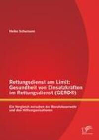 Cover: 9783842883208 | Rettungsdienst am Limit: Gesundheit von Einsatzkräften im...