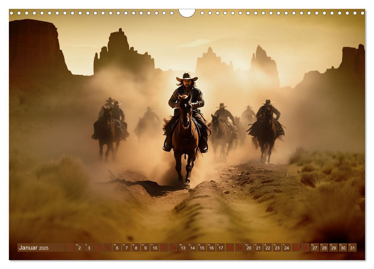 Bild: 9783383878886 | Western Life (Wandkalender 2025 DIN A3 quer), CALVENDO Monatskalender