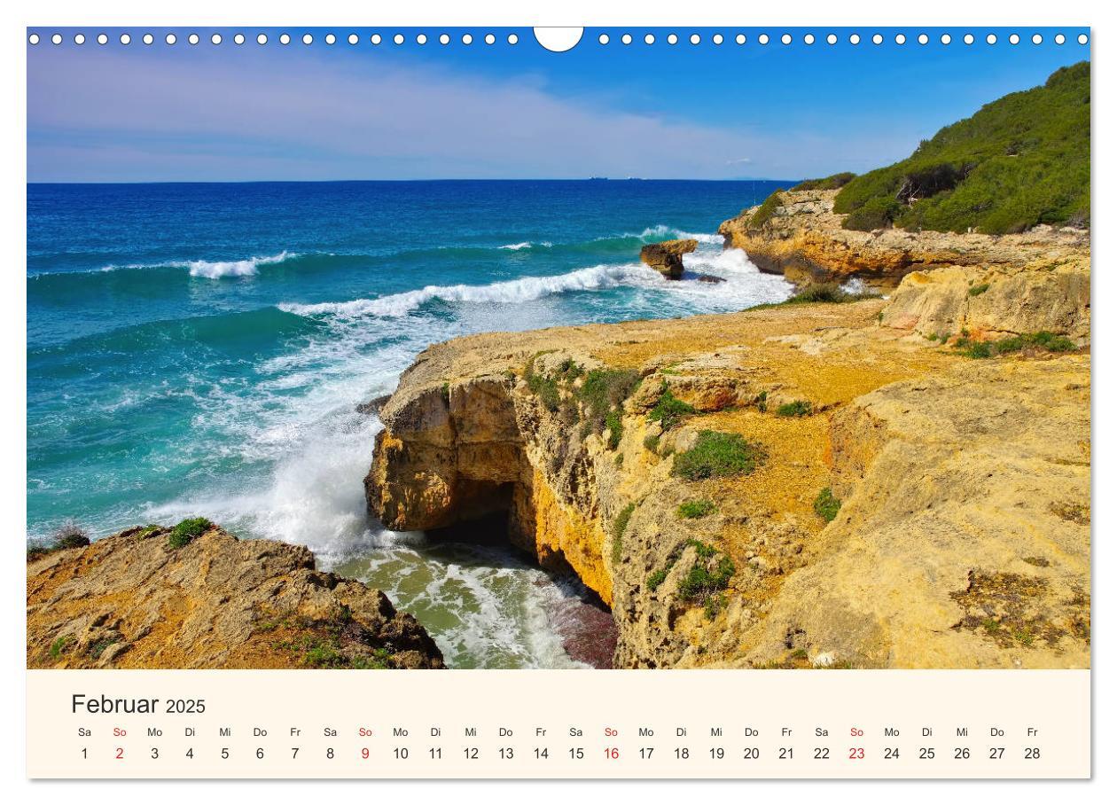 Bild: 9783435299904 | Costa Dorada - Die Goldene Küste Spaniens (Wandkalender 2025 DIN A3...