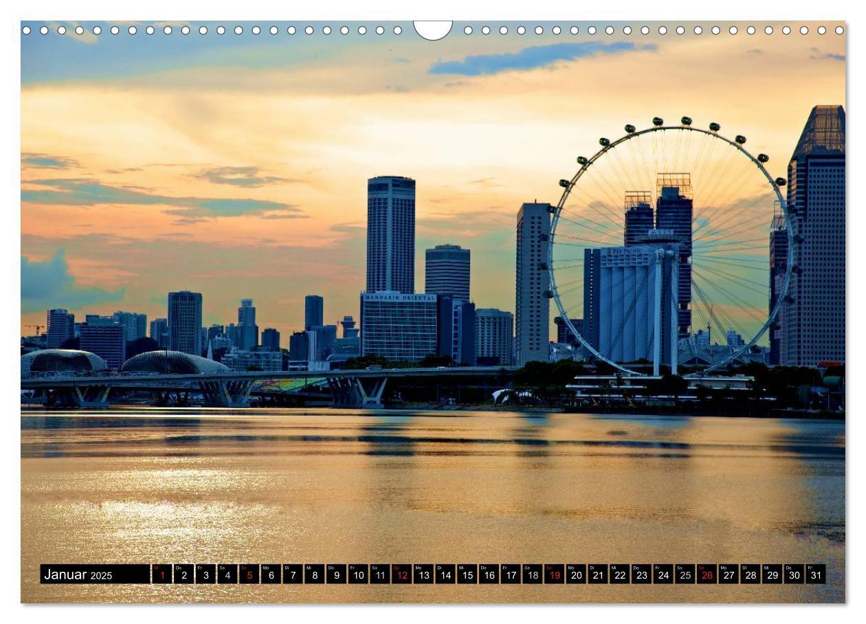 Bild: 9783435522170 | Singapur - Einzigartige Skylines (Wandkalender 2025 DIN A3 quer),...