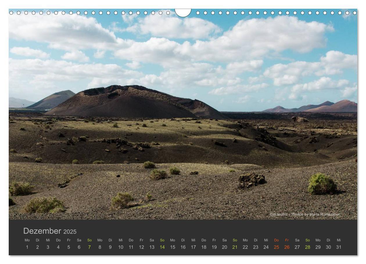 Bild: 9783435496747 | Vulkaninsel ¿ Lanzarote (Wandkalender 2025 DIN A3 quer), CALVENDO...