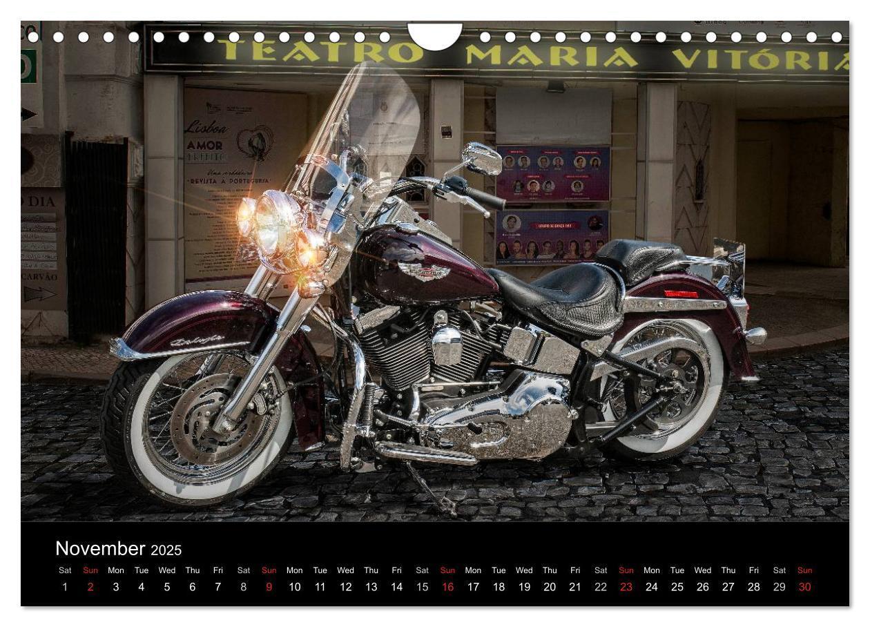 Bild: 9781325961658 | Motorbike Dreams (Wall Calendar 2025 DIN A4 landscape), CALVENDO 12...