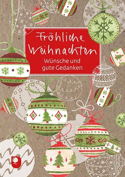 Cover: 9783869179636 | Fröhliche Weihnachten | Wünsche und gute Gedanken | Taschenbuch | 2022