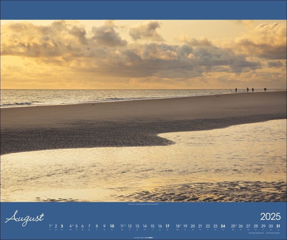 Bild: 9783839900673 | Nordsee Kalender 2025 | Uwe Steffens | Kalender | Spiralbindung | 2025