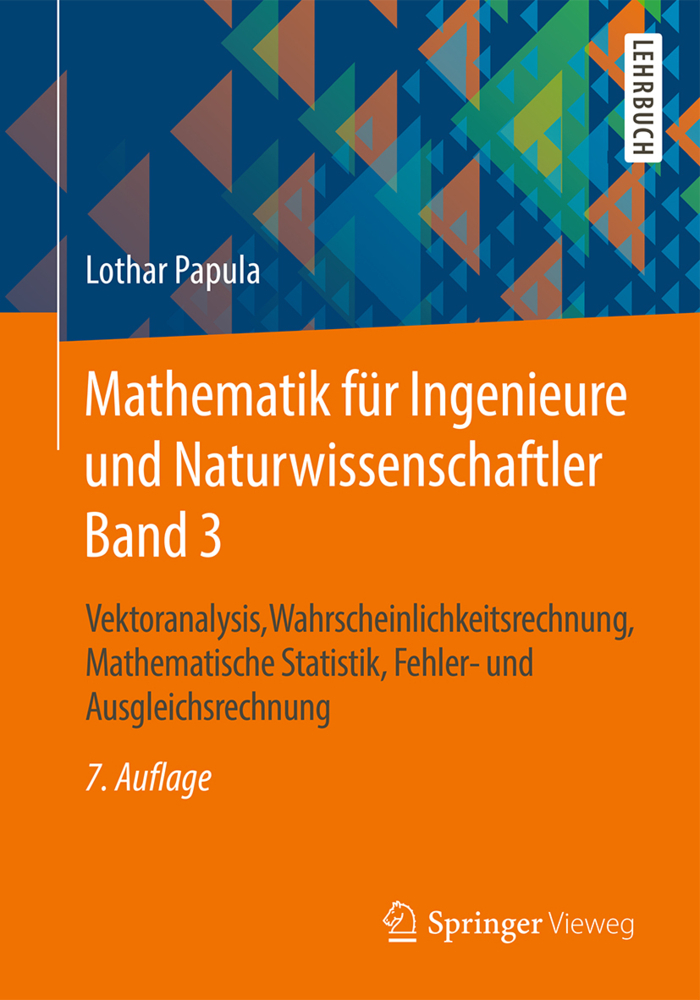 Cover: 9783658119232 | Vektoranalysis, Wahrscheinlichkeitsrechnung, Mathematische...