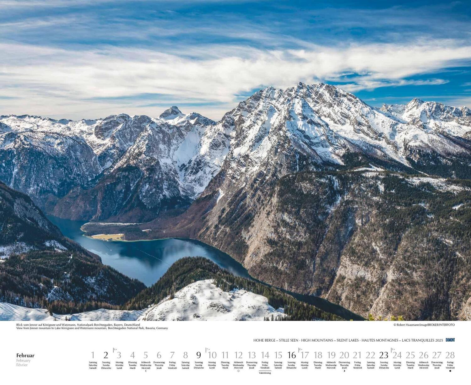 Bild: 4250809653570 | Hohe Berge - Stille Seen 2025 - Wandkalender 52 x 42,5 cm -...