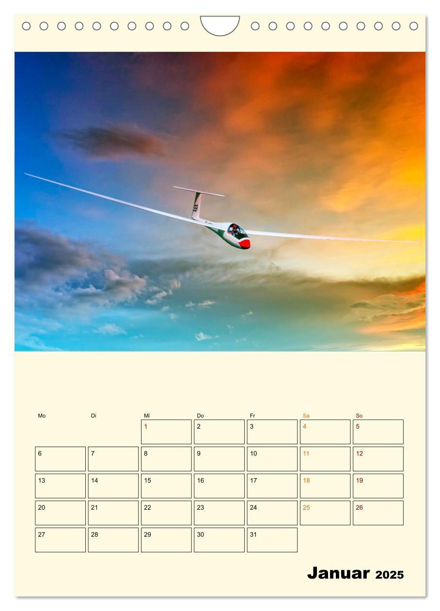 Bild: 9783435904457 | Segelfliegen - dem Himmel ganz nah (Wandkalender 2025 DIN A4 hoch),...